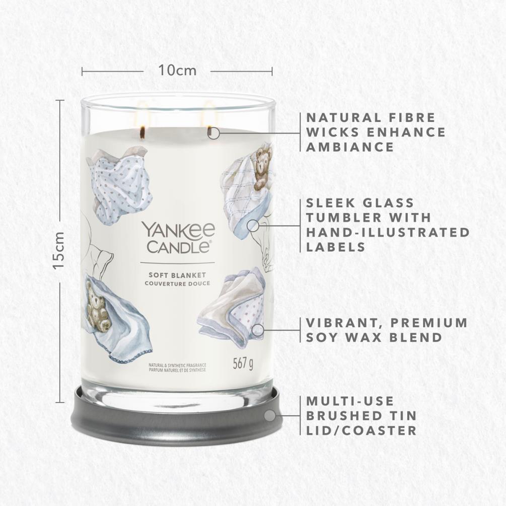 Yankee Candle Soft Blanket Large Tumbler Jar Extra Image 1